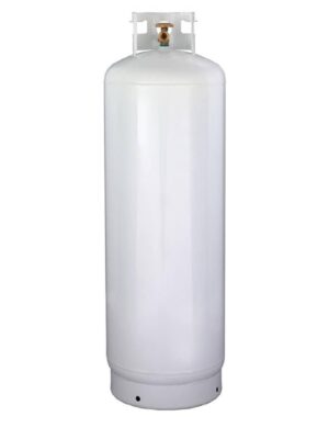 Flame King 100LB (23 Gal) Multi-Valve Propane Tank with High Capacity Filler, Great for Mixed Heating Systems, Home fireplaces, Dryers and Grills