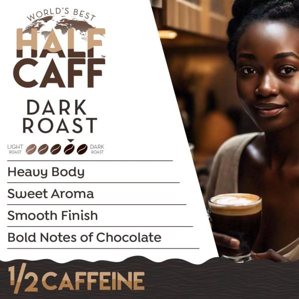 1c1695f130274565bfbae2edcfb09398 World s Best Half Caff Dark Roast Coffee 100ct. Solar Energy Produced Recyclable Single Serve Dark Roast Coffee Pods
