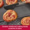 All-Clad Pro-Release Nonstick Bakeware Set 10 Piece Oven Safe 450F Half Sheet, Cookie Sheet, Muffin Pan, Cooling & Baking Rack, Round Cake Pan, Loaf Pan, Baking Pan Grey