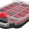 Keter Stack-n-Roll Modular Tools Organizer for Garage Storage and DIY, 3 Piece Resin Rolling Tool Box System for Small Parts