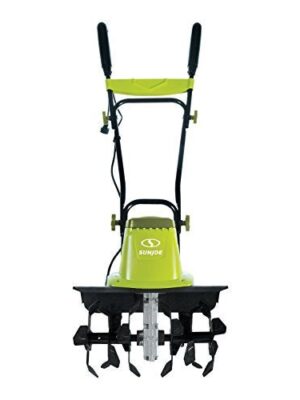 TJ603E 16-Inch 12-Amp Electric Tiller and Cultivator , Green
