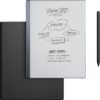reMarkable 2 �� 10.3�� Paper Tablet with Marker Plus and Premium Leather Book Folio �� Black