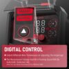 135Amp MIG Welder,110V Flux Core Welder Flux MIG/Lift TIG/Stick 3-in-1 Large LED Digital Display Welding Machine IGBT Inverter Welder FLUX-135PRO