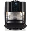 Zavor Crunch All-in-One 12.7Qt Air Fryer Oven Dehydrator with Rotisserie Racks | Large Capacity for Optimal Air Circulation, Accessories Recipe eBook, Black (ZSEAF22)