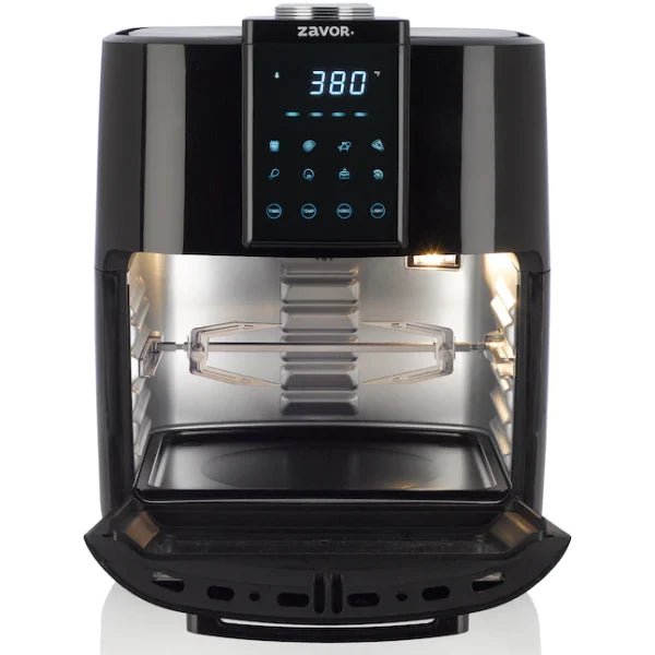 1caa7a0c6b3541a7bf9854af5f1be03c Zavor Crunch All-in-One 12.7Qt Air Fryer Oven Dehydrator with Rotisserie Racks | Large Capacity for Optimal Air Circulation, Accessories Recipe eBook, Black (ZSEAF22)