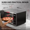 Air Fryer Combo 8-in-1 Countertop Microwave Oven, with Convection, Broil, Odor Removal Mode, 12.4′′ Position Memory Turntable, Child-Lock, 1.0 Cu.ft, Black Stainless Steel, ML2-EC10SA(BS)