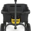 7GCG-NF Heavy-Duty Poly Dump Garden Cart with No-Flat Tires, 7 Cubic Feet, 1200-Pound Capacity, Black, Amazon Exclusive