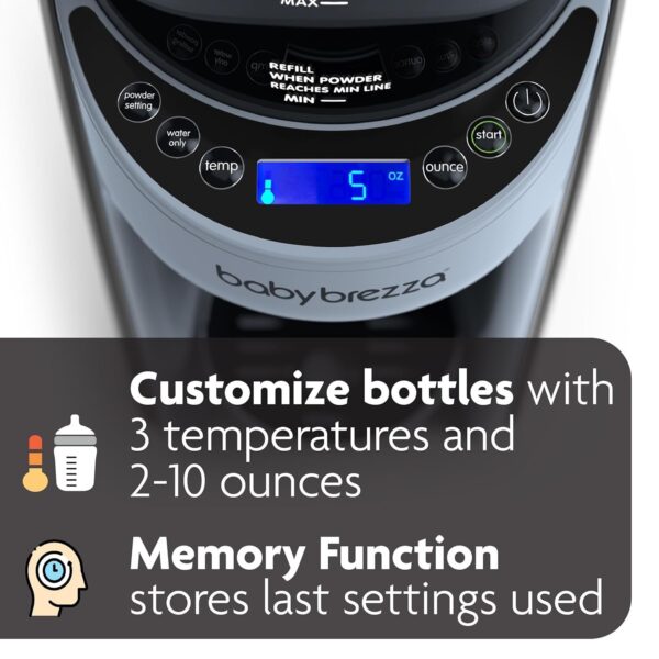 New and Improved Formula Pro Advanced Formula Dispenser Machine – Automatically Mix a Warm Formula Bottle Instantly – Easily Make Bottle with Automatic Powder Blending, Slate
