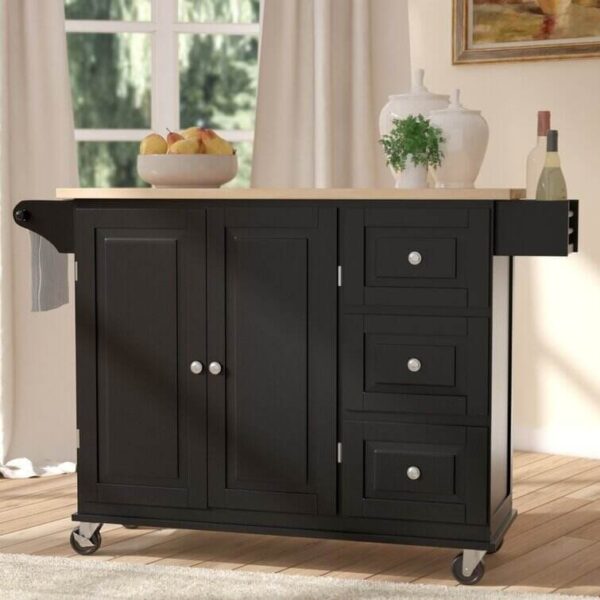 Hardy Solid Wood Kitchen Cart