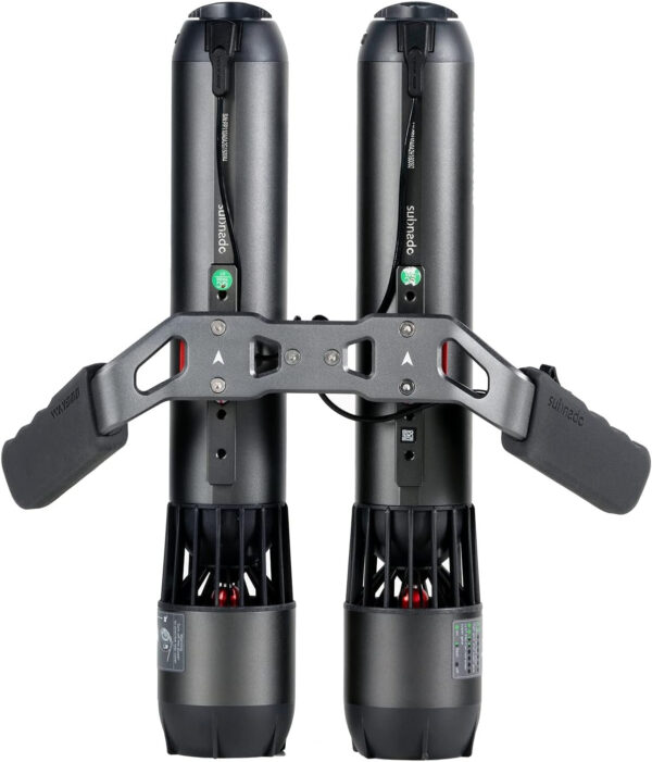 1d3ab1ce731947fdab1c67c9f51fda02 Subnado Twin Engine Handle Bracket+ Subnado Underwater Scooter 2 Packs with 2 handgrips, 2 Arm Mount Kits, 2 Accessories Mount Rings