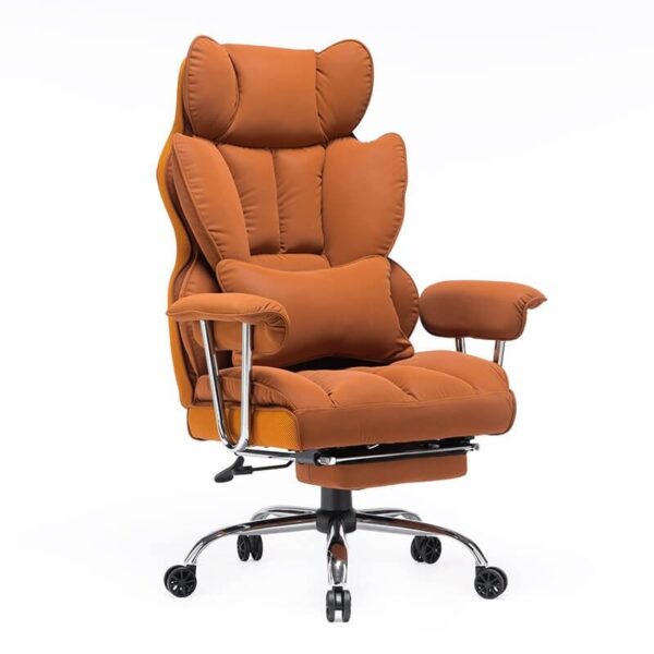 1d80230421c746299f8907a83ffc15dd Leather Office Computer Chair (Executive Office Chair with Leg Rest and Lumbar Support)