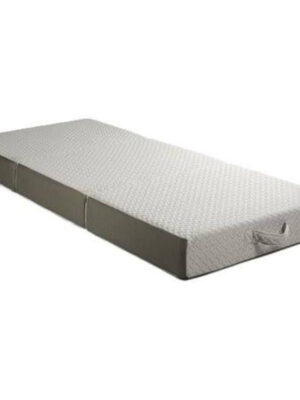 6-Inch Memory Foam Tri Folding Mattress with Ultra Soft Removable Cover and Non-Slip Bottom