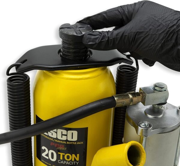 1ecddbe8b51e43da827e68eb6e003599 ESCO 30 Ton Pro Series Air Hydraulic Bottle Jack – Heavy Duty Lifting for Automotive and Industrial Use
