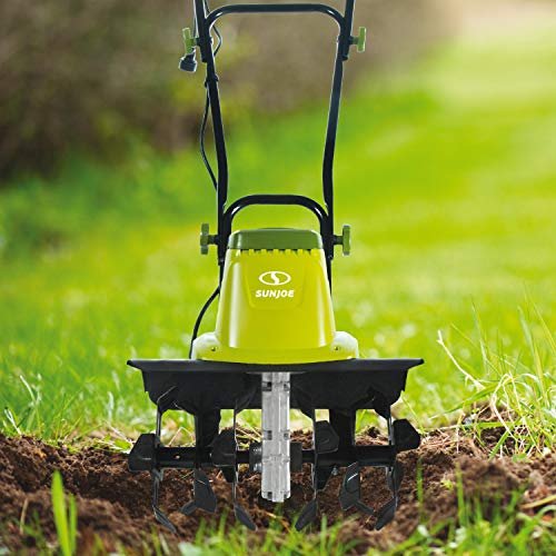 1ef0684ee6c84d85a0290cfc5b959fa1 TJ603E 16-Inch 12-Amp Electric Tiller and Cultivator , Green