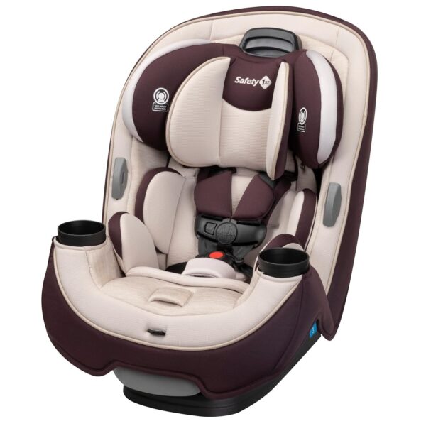 Grow and Go All-in-One Slim Convertible Car Seat, Rear Facing, 5-40 lbs, Forward Facing (30–65 lbs), High Back Booster Seat 40-100 pounds, Aqua Pop