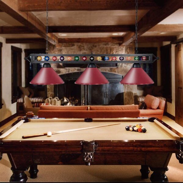 Billiard Light for Pool Table,59” Pool Table Lighting for 7′ 8′ 9′ Table
