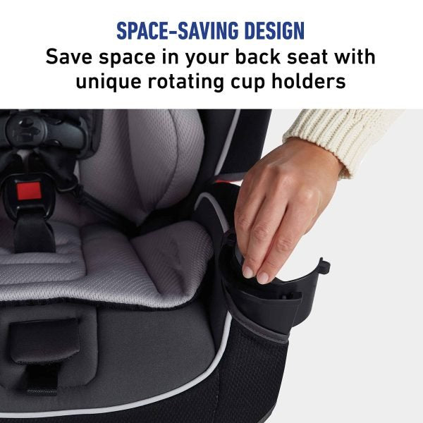 1f4369ce52d1435091225904b0af1275 Graco SlimFit 3 in 1 Car Seat -Slim Comfy Design Saves Space in Your Back Seat, Darcie, One Size