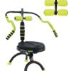 Fitness System with 6 Pack Back Roller Provides an Abdominal and Total Body Workout with Aerobics to Burn Calories and Work Muscles Simultaneously.