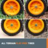 Worx WG050 8-in-1 Aerocart Garden Cart/Wheelbarrow Heavy Duty/Dolly
