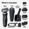 Braun Series 7 7085cc Flex Rechargeable Wet Dry Men s Electric Shaver with Clean Charge Station, Stubble Beard Trimmer