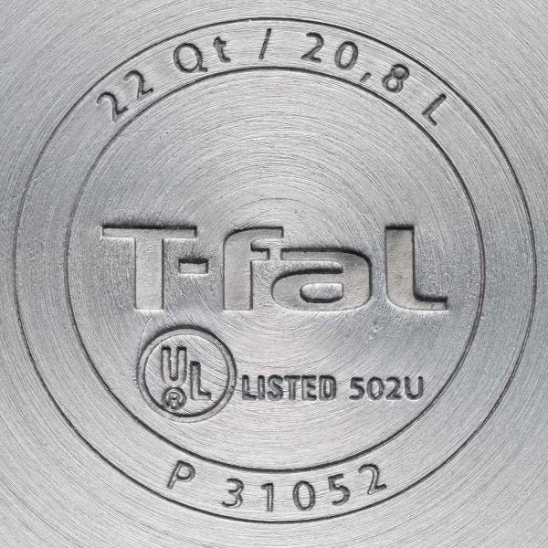 20168ac02f42424db80222989bed2d4b T-fal Pressure Cooker Stainless Steel Pressure Canner 22 Quart Induction 3 PSI Settings, Cookware, Pots and Pans Silver