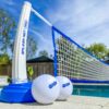 Volleyball Net Includes 2 Water Volleyballs and Pump