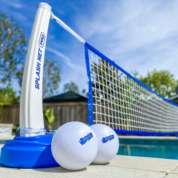 Volleyball Net Includes 2 Water Volleyballs and Pump