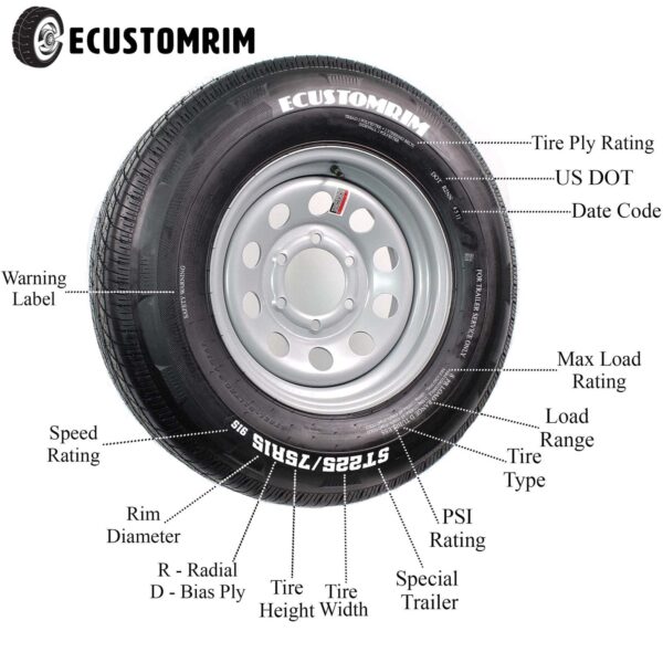 208e8ed6c7664e8f9b8befd027d70bf5 2-Pack eCustomrim Trailer Rims Wheels 15 in. 15X6 6 Lug Galvanized Spoke
