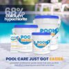 68% Calcium Hypochlorite Pool Shock for Swimming Pools – Chlorine Granules Swimming Pool Shock 50 lbs Bucket – Pool Chlorine for Inground and Above Ground Pool Treatment, Saltwater (50lbs)