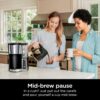 Ninja 12-Cup Programmable Coffee Brewer, 2 Brew Styles, Adjustable Warm Plate, 60oz Water Reservoir, Delay Brew – Black/Stainless Steel