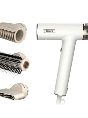 Shark SpeedStyle RapidGloss Finisher and High-Velocity Dryer Silk Straight Wavy