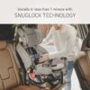 Graco Premier 4Ever DLX Extend2Fit SnugLock 4-in-1 Car Seat featuring Anti-Rebound Bar, Midtown Collection Midtown