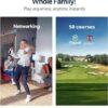 Home Golf Game Simulator: Enjoy Interactive Golf with Motion Sensor & Swing Stick for Indoor & Outdoor Fun – 38,000+ Courses Worldwide, Compatible with Android, iOS, App & E6 Connect