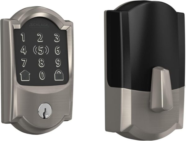 21e42b028816460bafbc22f6b2b31bc3 Encode Plus Smart Wi-Fi Lock for Front Door, Keyless Entry Deadbolt, Unlock with Apple Watch, Built-in WiFi and App Control, Easy Install, Alexa & Apple HomeKit Compatible, Matte Black