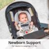 Chicco KeyFit 30 ClearTex Infant Car Seat and Base, Rear-Facing Seat for Infants 4-30 lbs, Includes Head and Body Support