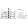 SILVER SPRING WCC-500A 500 lbs. Hitch-Mounted Mobility Scooter Carrier Rack Ramp