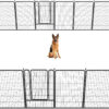 FXW Rollick Dog Playpen for Yard, RV Camping, 32 inch 8 Panels for Small and Medium Dogs│Patented