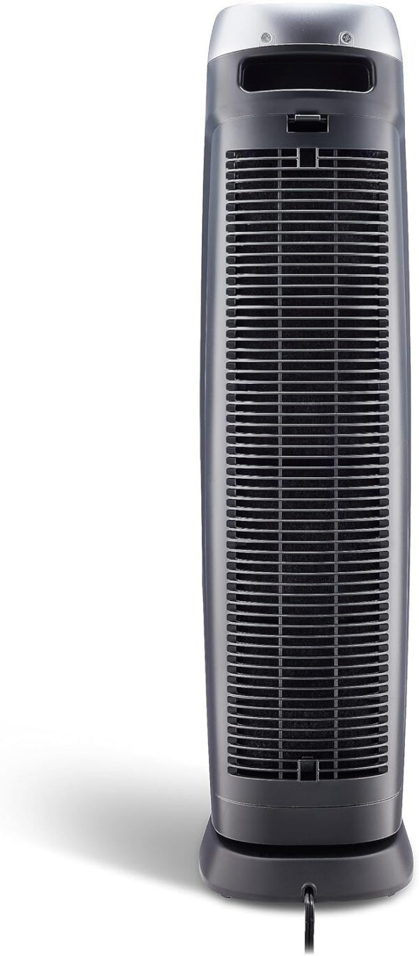 GermGuardian 5-In-1 HEPA Air Purifier for Home, Large Rooms Up To 915 Sq. Ft. with HEPA Pet Air Filter, UV-C Light & Odor Reduction, AC5250PT, 28′′ Tower, Black