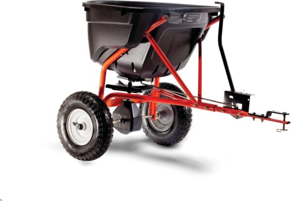Agri-Fab 45-0604 18′′ x 48′′ Tow Behind Poly Lawn Roller 550 lbs Weight with Water, Poly Drum and Steel Frame, with Plug. Designed for Lawn and Garden Tractors