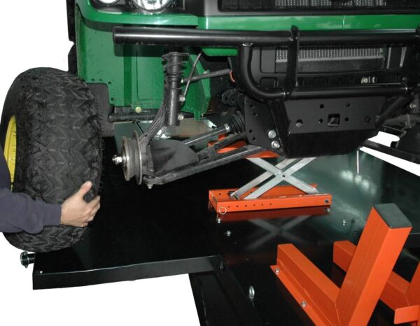 22936fe6a0374e389c6bed952f7713c2 APlusLift MT1500X 1500LB Air-Operated Motorcycle & ATV Lift Table – 48′′ Wide with Side Extensions, 2-Year Warranty