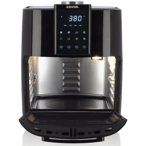 22d4c8a3c9274897a22a3a19866ab370 Zavor Crunch All-in-One 12.7Qt Air Fryer Oven Dehydrator with Rotisserie Racks | Large Capacity for Optimal Air Circulation, Accessories Recipe eBook, Black (ZSEAF22)