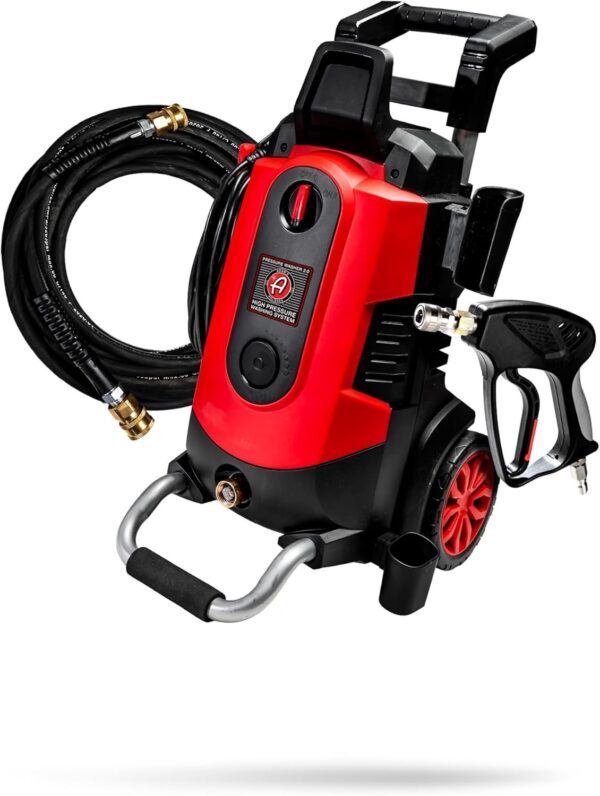 Electric Pressure Washer 2.0, Powerful 1.4 GPM 2000 PSI Car Pressure Washer Sprayer, Snub Nose & Tip Attachment, Use,Car Soap, Patio Boat RV Motorcycle Car Garage Deck Adam’s Polishes