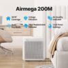 Air Purifiers for Home Up to 1,748ft2, True HEPA Filter for Smoke, Allergies, Pet Dander, Odor, Air Quality Monitor, Auto&Eco Mode, Timer, Filter Indicator, 3yr Warranty, 200M, Black