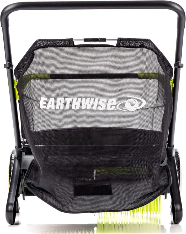 2367907240854708b586260d57131f0f 21-Inch Width Leaf & Grass Push Lawn Sweeper, Black
