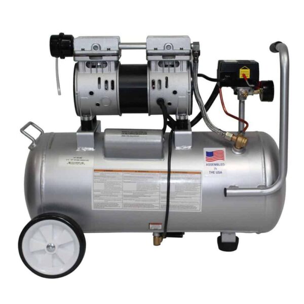 California Air Tools 8 Gal. 1 HP 120 PSI Ultra Quiet and Oil-Free Electric Horizontal Tank Air Compressor with Automatic Drain