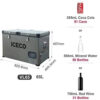 Dual Zone Portable Refrigerator + Secop Compressor 65 Liters