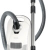 Pure Suction Powerline Canister Vacuum Cleaner, Lotus White