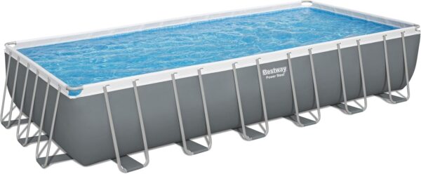 Bestway Oval Above Ground Pool Set (10′ x 6’7′′ x 33′′)| Includes Filter Pump & ChemConnect Dispenser