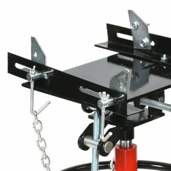246eb7dc75c2462c9b35ed511e4efe97 Hydraulic Car Transmission Jack Vertical Lift,1660 Pounds,360掳Rotating Wheel Lift,Red