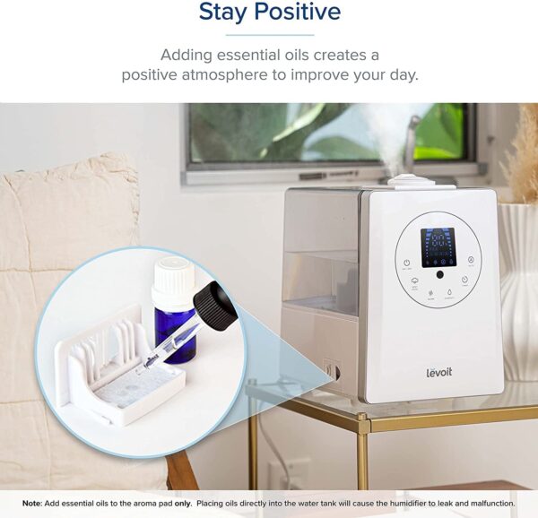2487fc723cb7495fbfc6f5f6d281af04 Humidifiers for Bedroom Large Room 6L Warm and Cool Mist for Families Plants with Built-in Humidity Sensor
